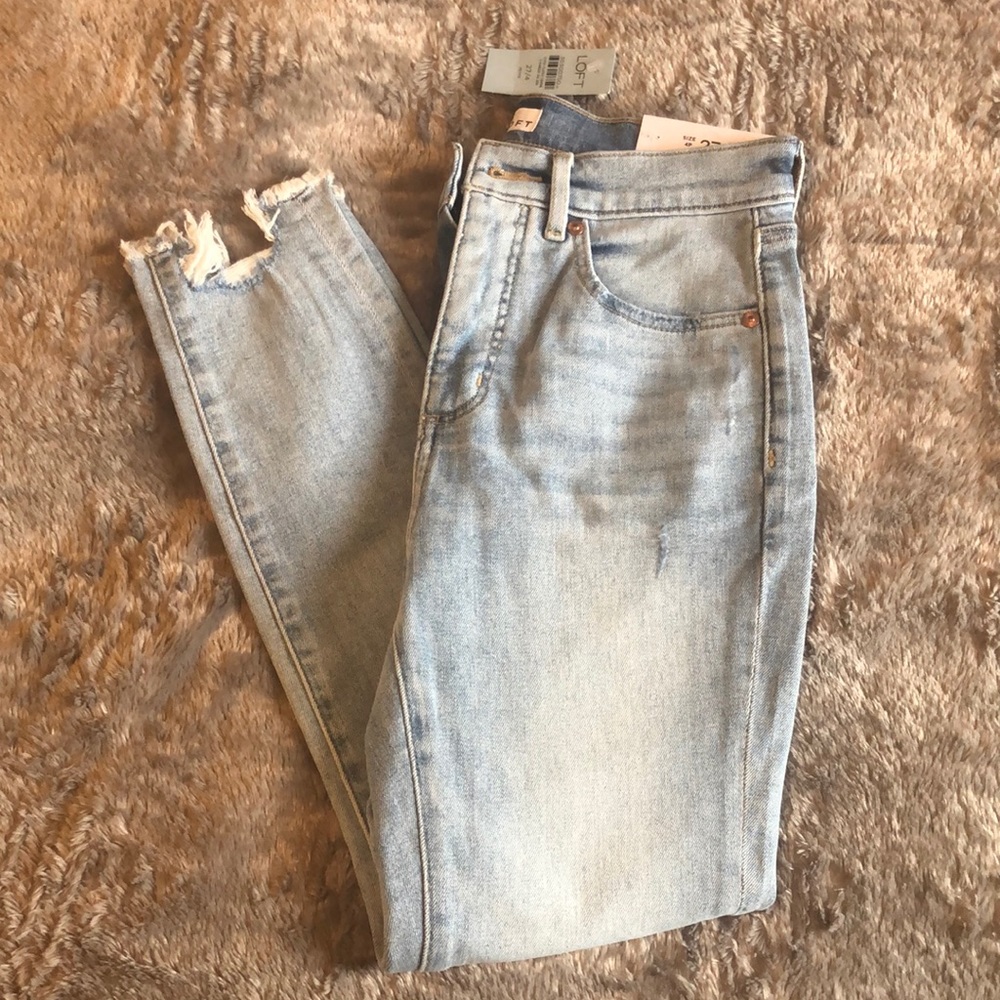 BNWT LOFT High Waist Skinny Jean